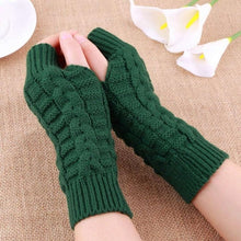 Load image into Gallery viewer, Autumn Winter Women Warmth Knitted Arm Fingerless Gloves Long Stretchy Mittens Men Women Winter Hand Arm Warm Female Gloves