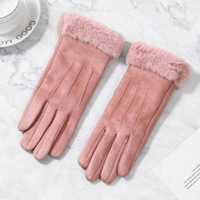 Load image into Gallery viewer, Women Gloves Winter Touch Screen 2019 Female Suede Furry Warm Full Finger Gloves Lady Winter Outdoor Sport Driving Women Gloves