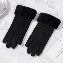 Load image into Gallery viewer, Women Gloves Winter Touch Screen 2019 Female Suede Furry Warm Full Finger Gloves Lady Winter Outdoor Sport Driving Women Gloves