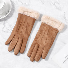 Load image into Gallery viewer, Women Gloves Winter Touch Screen 2019 Female Suede Furry Warm Full Finger Gloves Lady Winter Outdoor Sport Driving Women Gloves