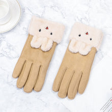 Load image into Gallery viewer, Women Gloves Winter Touch Screen 2019 Female Suede Furry Warm Full Finger Gloves Lady Winter Outdoor Sport Driving Women Gloves