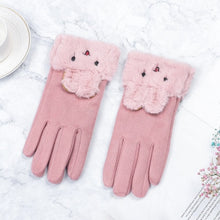 Load image into Gallery viewer, Women Gloves Winter Touch Screen 2019 Female Suede Furry Warm Full Finger Gloves Lady Winter Outdoor Sport Driving Women Gloves