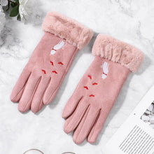 Load image into Gallery viewer, Women Gloves Winter Touch Screen 2019 Female Suede Furry Warm Full Finger Gloves Lady Winter Outdoor Sport Driving Women Gloves