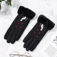 Load image into Gallery viewer, Women Gloves Winter Touch Screen 2019 Female Suede Furry Warm Full Finger Gloves Lady Winter Outdoor Sport Driving Women Gloves