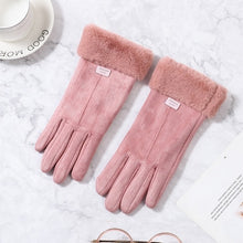 Load image into Gallery viewer, Women Gloves Winter Touch Screen 2019 Female Suede Furry Warm Full Finger Gloves Lady Winter Outdoor Sport Driving Women Gloves