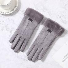Load image into Gallery viewer, Women Gloves Winter Touch Screen 2019 Female Suede Furry Warm Full Finger Gloves Lady Winter Outdoor Sport Driving Women Gloves